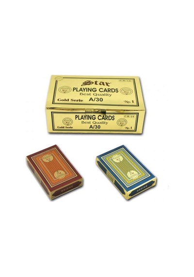 Gold Seri A - 30 Oyun Kağıdı Yteişkin Oyuncak Oyun Kağıdı