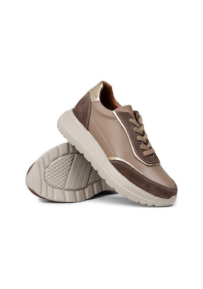 Deery Kadın Hakiki Deri Vizon Renk Sneaker Ayakkabı - M0509zvzne01 Vizon