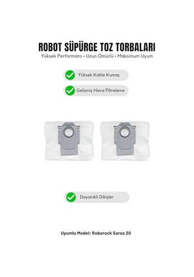 Uyumlu Vs5pt18 Toz Torbası 8 Adet G All 2 Kutu Genel