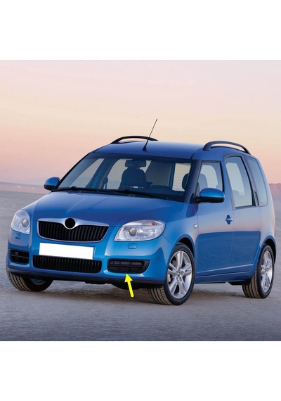 Skoda Roomster 2006-2010 Ön Tampon Sol Kapak Sissiz 5j0807367