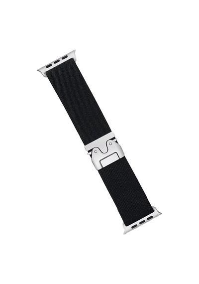 Apple Watch 42mm Uyumlu Forest Kumaş Kordon - Siyah
