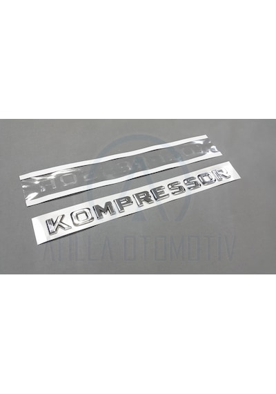 Mercedes C Serisi W202 W203 W204 Kompressör Bagaj Yazisi Krom 377522315