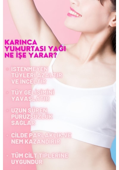 Tala Tüy Azaltıcı Ve Tüy Dökücü ve İnceltici Karınca Yumurtası Yağı 3 x 20 ML