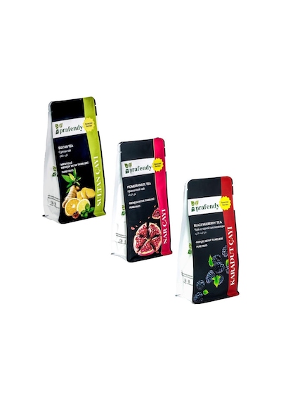 Prafendy Sultan Nar Karadut Çayı Gerçek Meyve Taneli 3 x 250 G