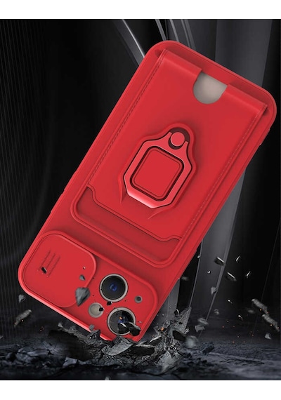 Apple Uyumlu iPhone 13 Kılıf Zore Pelit Kapak Lila