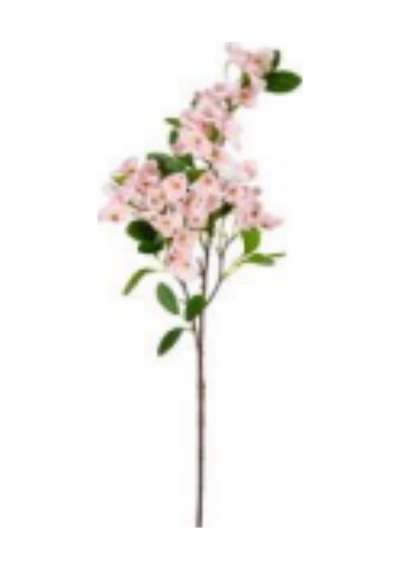 Yapay Islak Dokulu Sütleğen Çiçek Soft Pembe 77 Cm. Çok Renkli