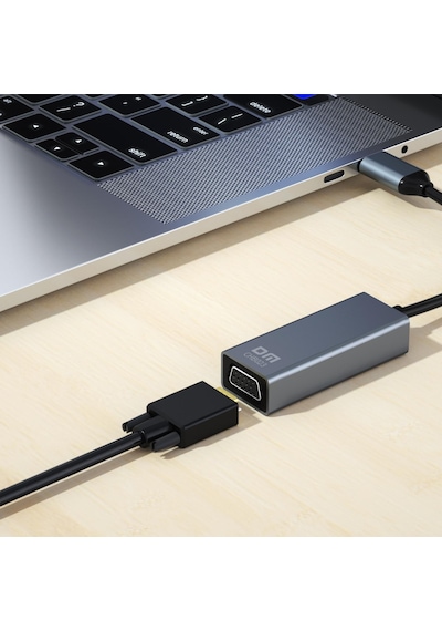 Dm Chb023 Type C To Vga 1080p 60hz Çevirici Dönüştürücü