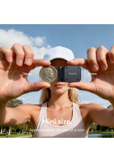 Telesin Insta360 Go Ultra Için Magnetic Pivot Clip