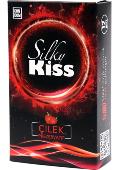 Silky Kiss Çilek Aromalı Prezervatif 12'li