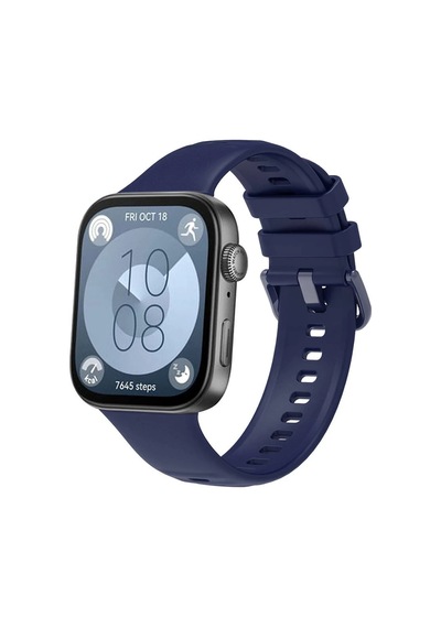 Newface - 361 - Huawei Watch Fit 3 Kla Kordon - Edntrend - - Lacivert