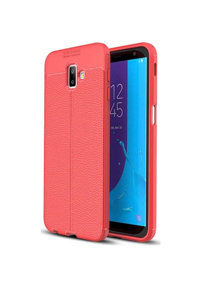 Samsung Galaxy Uyumlu J6 Plus Kilif Deri Tarzi Niss Silikon Case 389468114