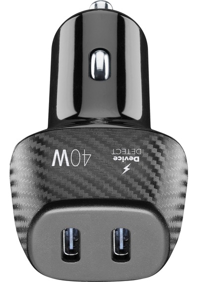 Cellularlıne 40w 2 Port 20w+20w Araç Şarj Cihazı Siyah -