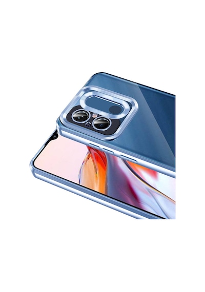 Zore Redmi 12c Kılıf Kamera Korumalı Logo Gösteren Msra Omega Kapak - Derin Mor Derin Mor