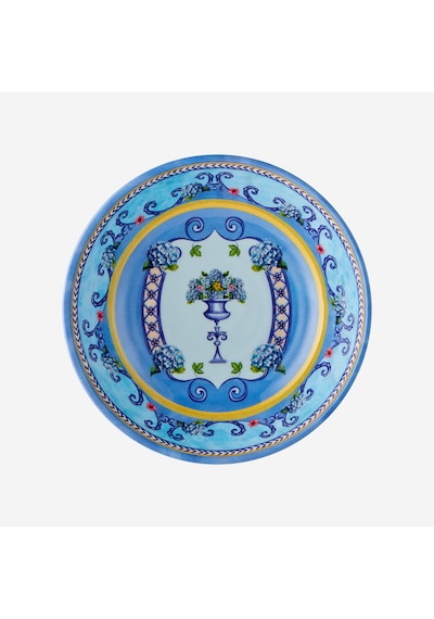 Mavi Melamin Servis Kasesi 20 Cm