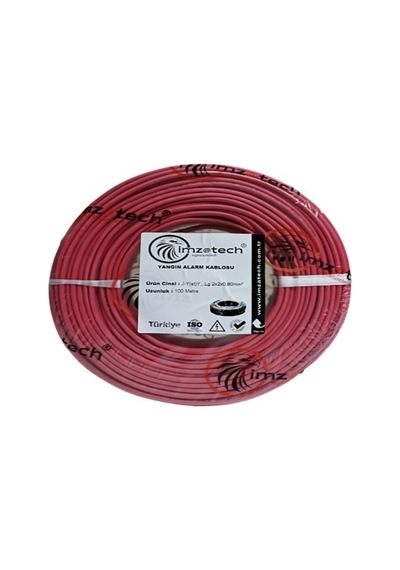 İmzatech 17 18 2x2x0.80+0.80 J-y St Y . Lg Yangın Alarm Kablosu 100'lük-200116