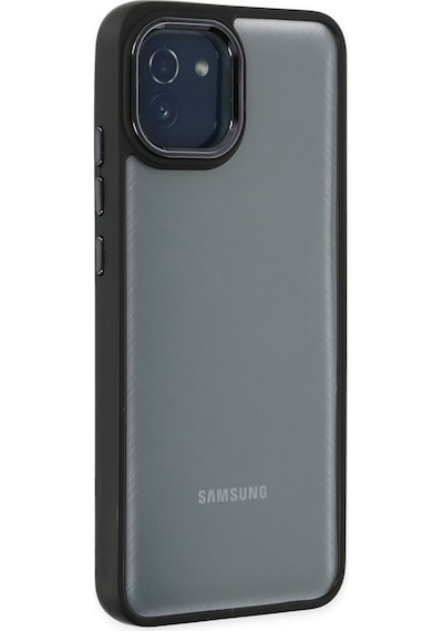 Samsung Galaxy A03 Uyumlu Kılıf Dora Kapak - Siyah