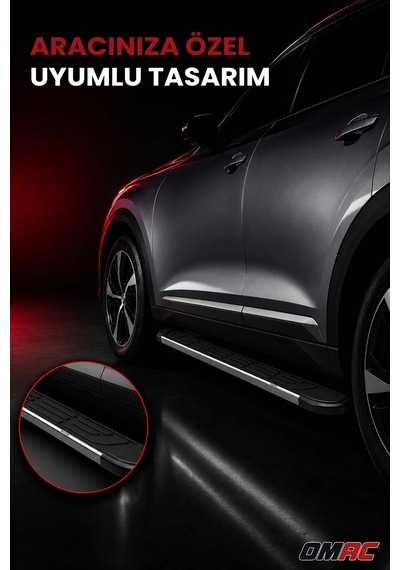 Kia Sportage 4 2016-2021 Uyumlu Araca Özel Sideline Yan Basamak Alüminyum