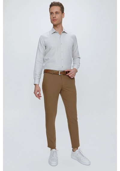 Efor P 1077 Slim Fit Camel Spor Pantolon Camel