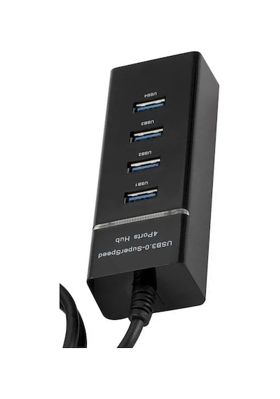 Süper Hızlı Usb 3.0 Port Çoğaltıcı Usb Hub Uyumlu Giriş Çoğaltıcı Aparat 1 Girişi 4 Girişe Çevirir
