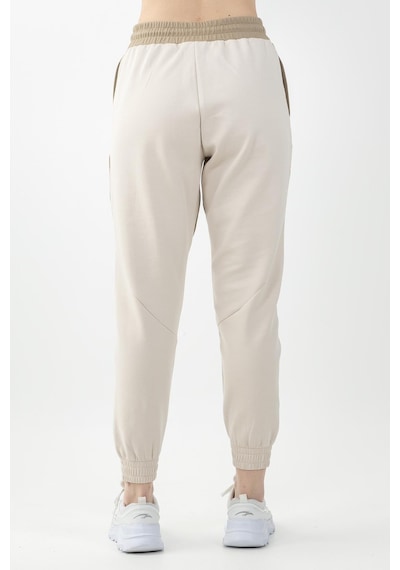 Maraton Sportswear Comfort Kadın Dönüşlü Paça Basic Kil Pantolon 22028-kil Bej