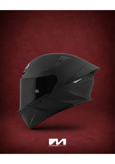 Kyt Tt-revo Kask Plaın Matt Black Mat Siyah