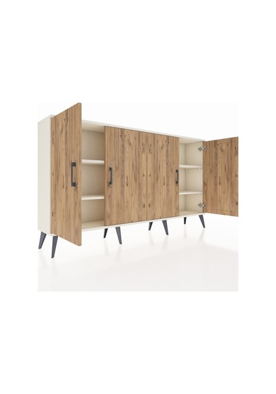 Arges Konsol 4 Raflı 4 Kapaklı 176x30x99 Aytaşı-çam/aytaşı Atlas Çam/aytası - Aytası Arges Konsol 4 Raflı 4 Kapaklı 176x30x99 Aytaşı-çam/aytaşı Atlas Çam/aytası - Aytası
