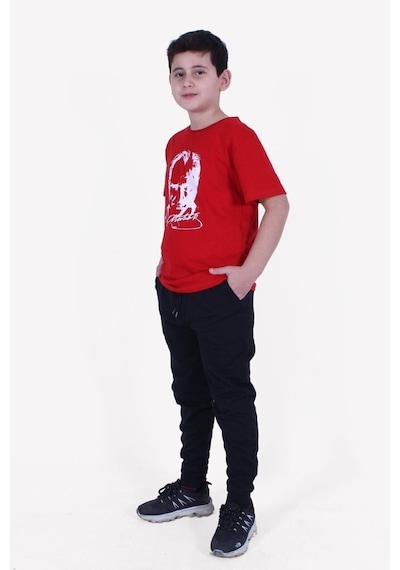 Fyk Kids Atatürk Baskılı Imzalı Unisexs Takım Çok Renkli