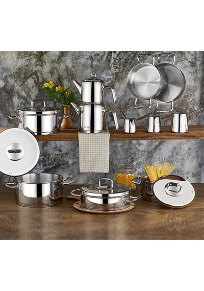 Vento Prestige 20 Parça İdeal Set Gümüş