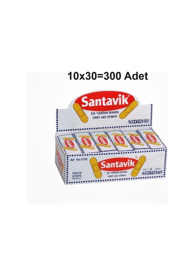 Santavik Yarabandı 10 Adet X 30 Paket - 300 Adet - 1 Kutu