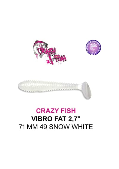 Crazy Fısh Vıbro Fat 71 Mm Aromalı Silikon Yem