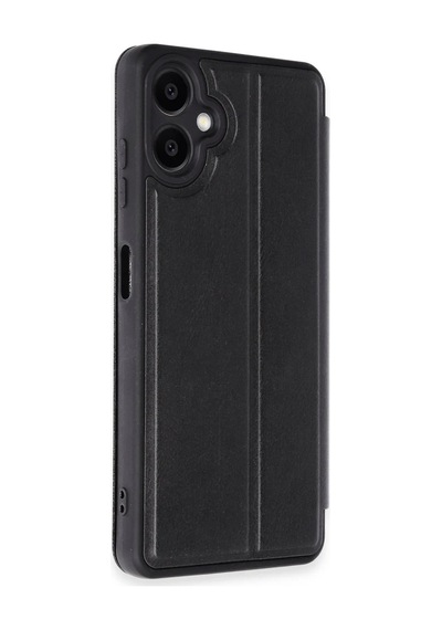 Samsung Uyumlu Galaxy A06 Kılıf Flip Cover - Siyah 0.2M-Çok Renkli