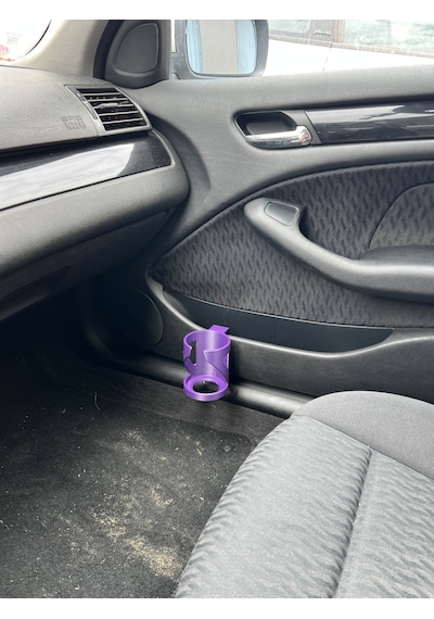 Bmw E46 Universal Bardaklık Araç İçi Cup Holder Konsol İçecek Tutucu Siyah
