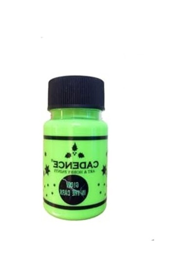 Karanlıkta Parlayan Yeşil Boya - 50 Ml, Çok Renkli 0,15 L