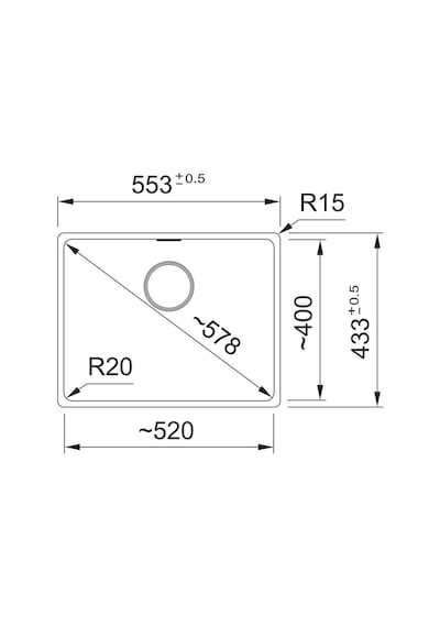 Franke Maris Mrg 210/110-52 Bianco Granit Eviye