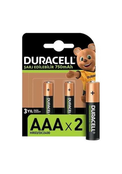 Duracell Şarjlı 750 Mah Aaa İnce Pil