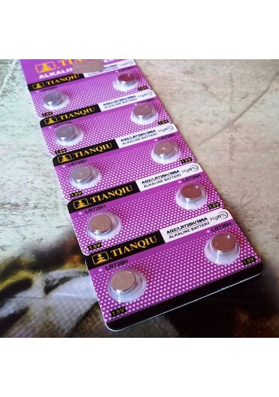 Button Alkalıne Battery Ag Seria Ag 2 Pil Lr 726 Pil Sr 396 Pil 396 A Pil Saat Pili Yedek Pil