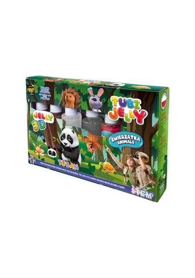 Tuban Tubi Jelly 6 Renk 3 Boyutlu Figürler Hayvanlar Animals Tu3326