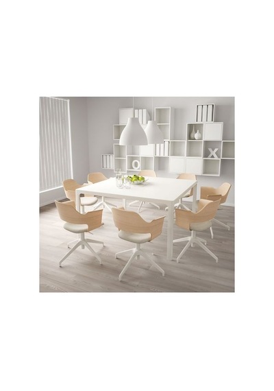 Ikea Fjällberget Çalışma Sandalyesi, Ağartılmış Meşe Kaplama-gunnared Açık Bej Ikea Fjällberget Çalışma Sandalyesi, Ağartılmış Meşe Kaplama-gunnared Açık Bej