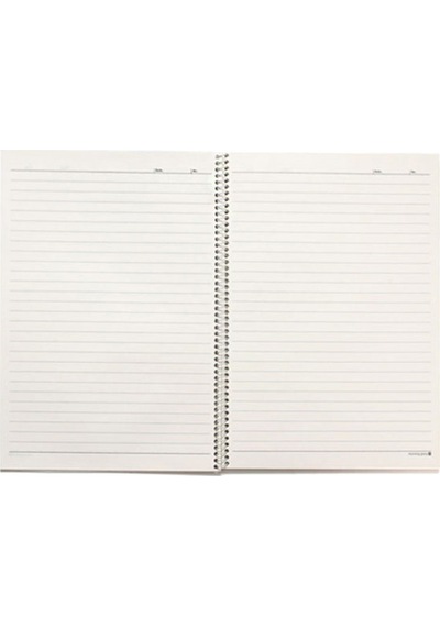 Morning Glory 1200 Çizgili Defter 25,2x17,8 Cm Krem 10230-88600