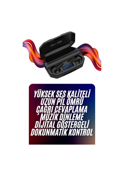 Çhassasiyet Cevaplayabilen Akıllı Saat 5.2 Bluetooth Bağlantılı Kulaklık Yeni Nesil Belirtilmemiş