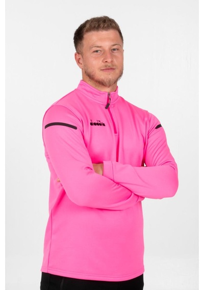 Diadora Alto 25 Antrenman Eşofmanı Tek Üst Pembe