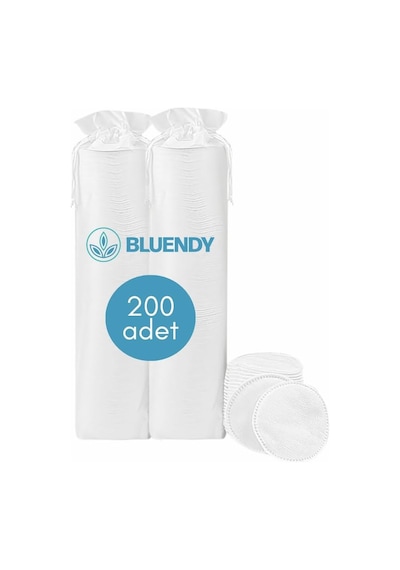200 Adet Yuvarlak Makyaj Temizleme Pamuğu -%100 Saf Premium Kalite Disk Pamuk, Fondöten Ve Maky