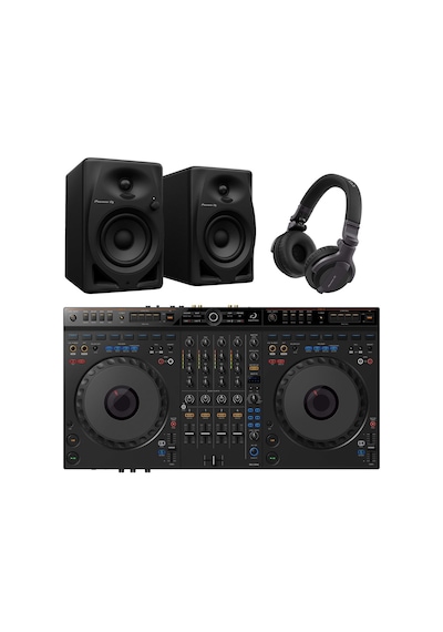 Alphatheta Grv6 Dj Controller - Dm-40d Referans Monitör Hoparlör - Hdj-cue1 Dj Kulaklığı - Profesyonel Dj Seti