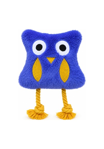 Lupox Baykuş İpli Peluş Oyuncak Mor