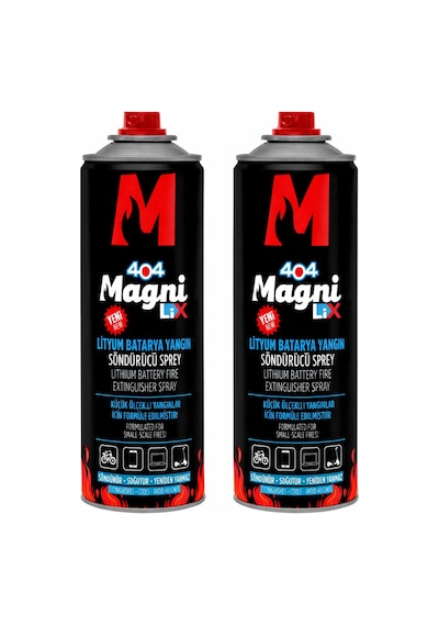 2'li Lityum-iyon Batarya Yangın Söndürücü Sprey 500 Ml