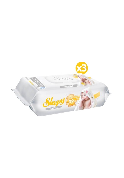 Sleepy Sensitive Islak Havlu 3x90 270 Adet