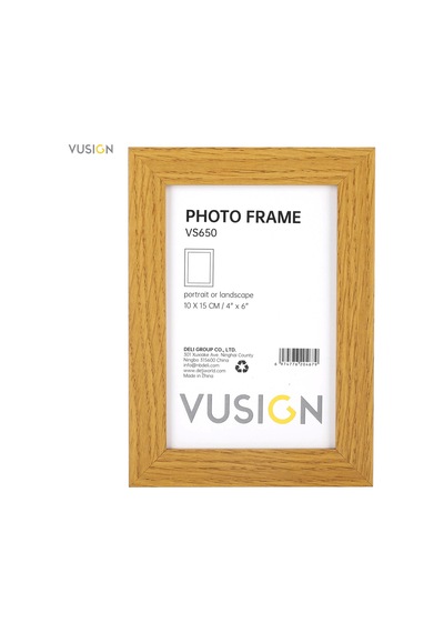 Vusıgn Vs650 Mdf Fotoğraf Çerçevesi 10x15 Cm Ahşap Renk - Duvar Askılı Çerçeve