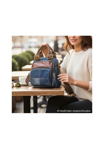 Guja C1012 Kadın Denim El Ve Sırt Çantası Kot Mavi Kot Lacivert
