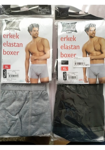 Tutku Totku Erkek Boxer 3 Lü Paket 0114 Elasten Paket