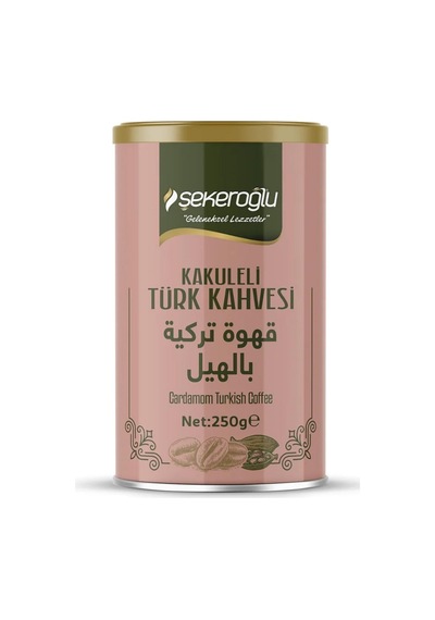 Şekeroğlu Kakuleli Türk Kahvesi Silindir 250 G